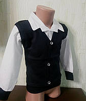 Рубашка-обманка для мальчика рост 110