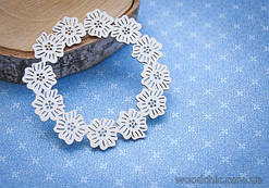 Чипборд Вінок Квіточки