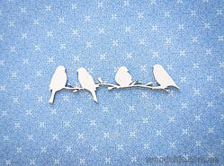 Чипборд  "Птички на веточке"