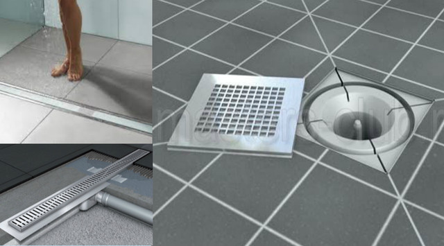 Трапы для душа с сухим затвором