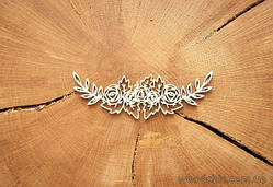 Чипборд "Різдські троянди"