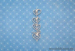 Чипборд "Св'язані серця"