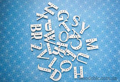 Чипборд Букви
