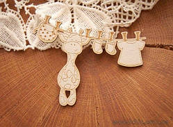 Чипборд "Жираф після дощу"