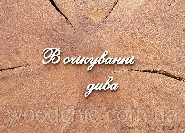 Чипборд "В очікуванні дива"