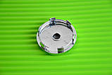 Ковпачки заглушки на литі диски в диски Oz срібло (60/56/10), фото 2