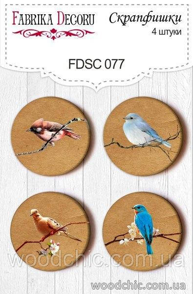 Набір Фішки для скрапбукінгу "FDSC 077" 