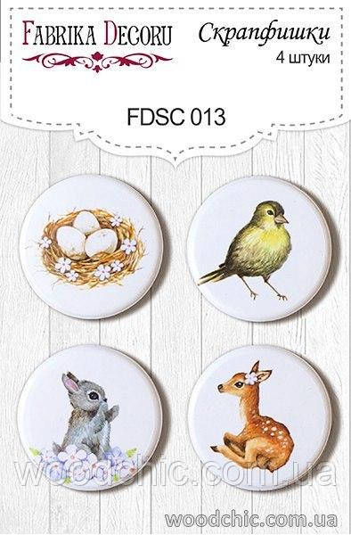 Набір Фішки для скрапбукінгу "FDSC 013" , фото 1