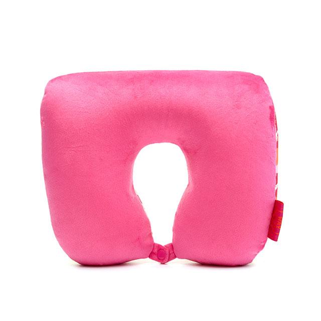 Подушка под шею (розовый милитари) - фото 2 - id-p604388710