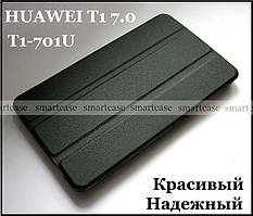Чорний чохол для Huawei Mediapad T1 7.0 T1-701U чохол книжка TFC екошкіра