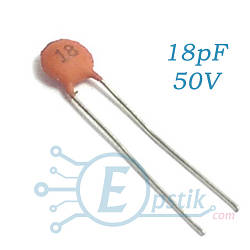 Конденсатор 18pF 50V ±20%