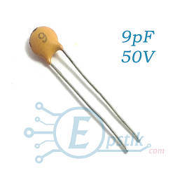 Конденсатор 9pF 50V ±20%