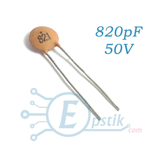 Конденсатор 820pF 50V ±20%