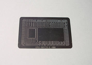 BGA шаблоны 0.4 mm CPU - SR170 I5-5250u sr26c i5-5200U sr23y i3-5157u sr26m i3-5010u sr23z i3-5005U sr27g траф