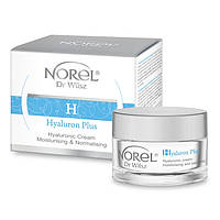 NOREL Hyaluronic cream Moisturing and balancing Зволожуючий гіалуроновий крем для жирної шкіри