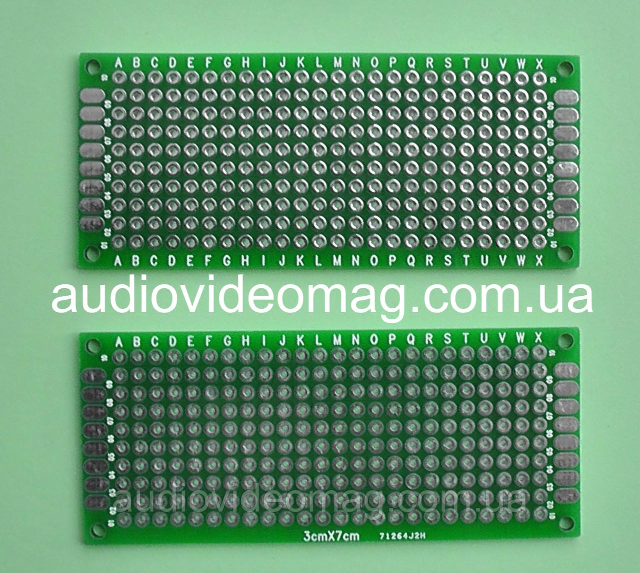 Купить Макетная печатная плата, двусторонняя, размер 3 на 7 см: продажа ...