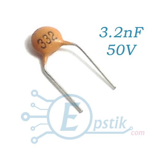 Конденсатор 3.3nF 50V ±20%, фото 1
