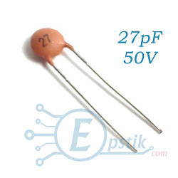 Конденсатор 27pF 50V ±20%