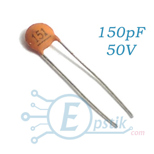 Конденсатор 150pF, ±10% 50V X7R