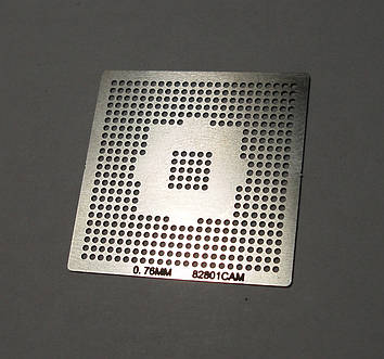 BGA шаблони 0.76 mm 82801CAM трафарети шаблони для реболлу реболінг-набір відновлення паяння ремонт прямого 