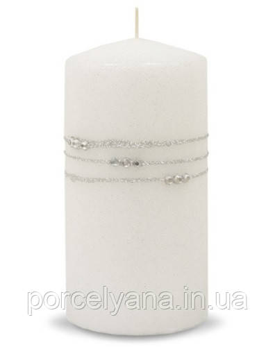 Свічка з декором середня artpol 14 см
