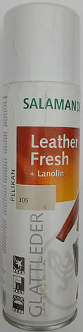 Аерозоль фарба пелікан "Leather Fresh" Salamander для гладкої шкіри, фото 1