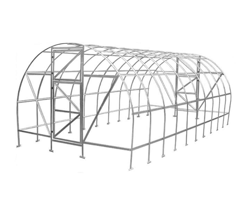 Теплиця Оскар Господарка 12м2 (200х600х200см) Каркас Під Стільниковий Полікарбонат