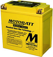 Аккумулятор залитый и заряженный Motobatt MBTX16U