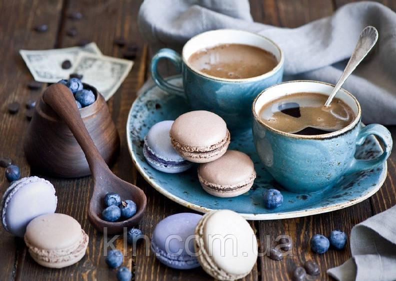 Алмазна мозаїка на підрамнику Американо з чорницею 50 х 40 см (арт. TN648), фото 1