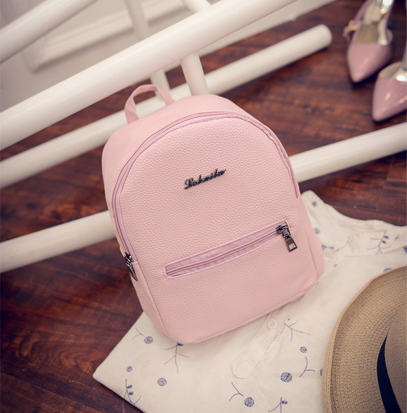 Жіночий рюкзак міський рожевого кольору