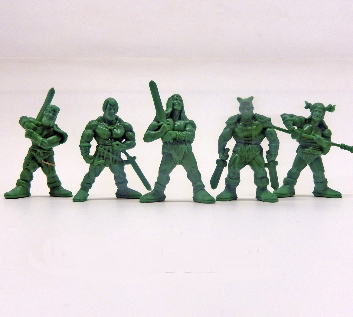 Набір воїнів Дивізіон Шервуд без коробки (5 воїнів/ колір зелений), Fantasy