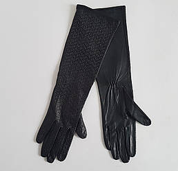 Шкіряні рукавички без підкладки з перфорацією