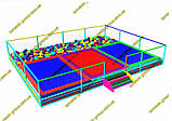 Батут джамп арена "міні Тріо" з поролоновою ямою, фото 3