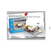 Конструктор ES80087R Гоночна машина +фігурка і акс.,у кор. 25*6,7*24см