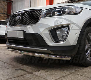 Кенгурник одинарний вус на Kia Sorento (c 2015---) Can Otomotiv PRS