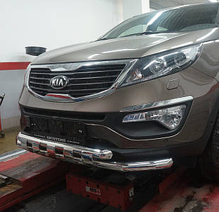 Кенгурник Shark на Kia Sportage (2010-2015) Can Otomotiv