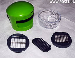 Універсальний прилад для нарізування часнику — Kitchen Home Garlic Chopper