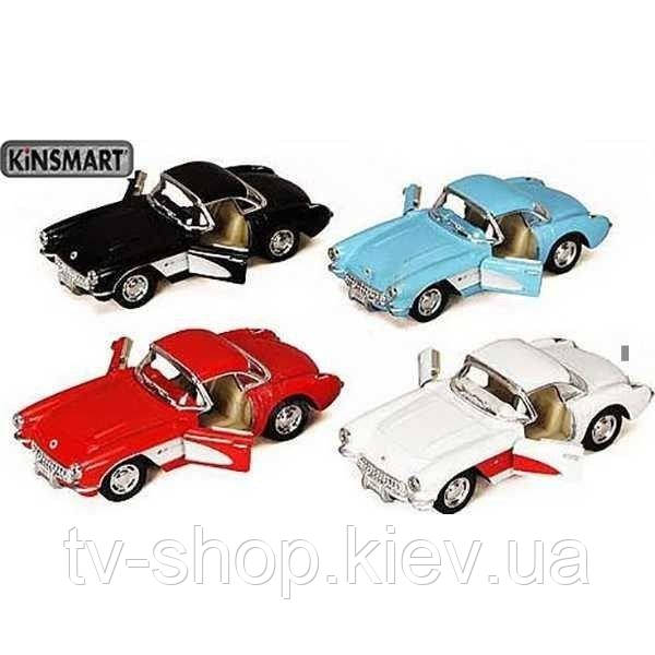Машинка Метал Kinsmart інерційна, 1:40 1957 Shevrolet, 4 кольори, фото 1