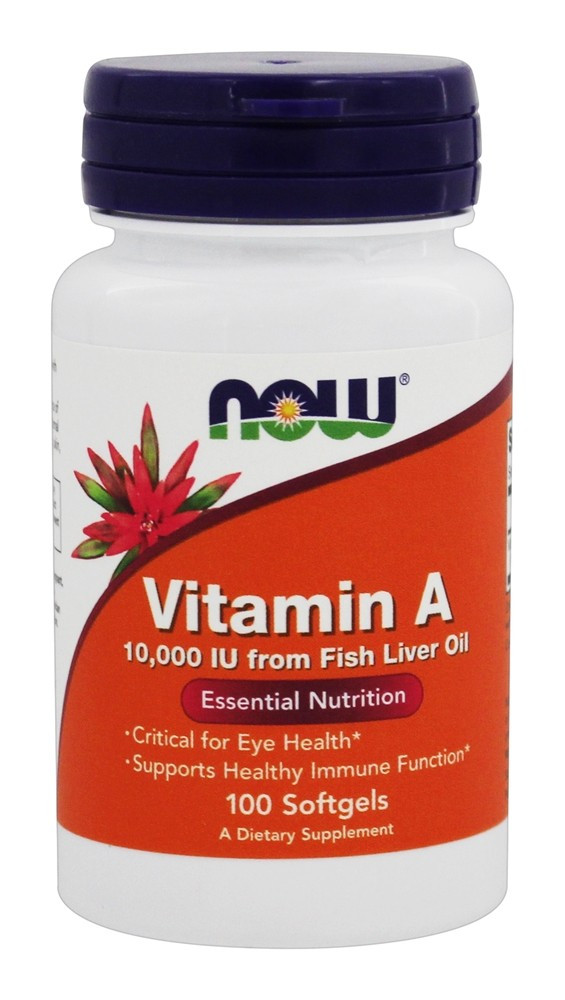 Вітамін А / NOW - Vitamin A 10000IU (100 softgels)