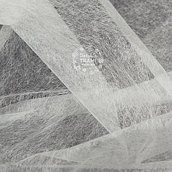 Клейовий двосторонній флізелін для аплікації (павутинка), колір білий, 100*110 см