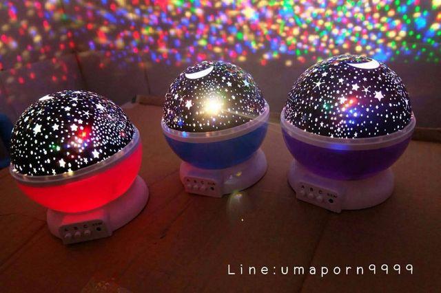 Детский вращающийся ночник - проектор стармастер "Звездное небо", Star Master Dream rotating projection lamp - фото 1 - id-p604673587