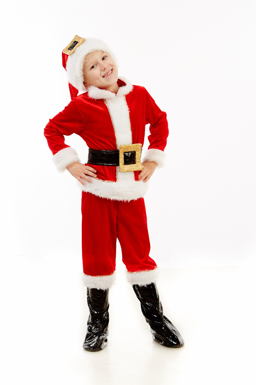 Детский костюм Санта Клаус, рост 100-110 - фото 1 - id-p604701131