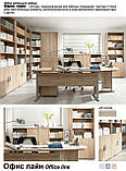 Письмовий стіл BIU 140 Офіс лайн 003 (Гербор /Gerbor) 1400х700х775мм, фото 3