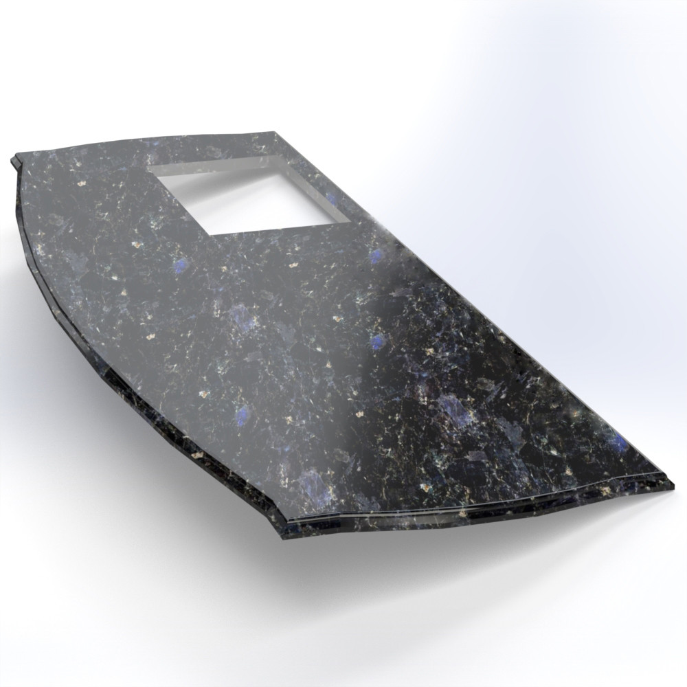 Гранітна стільниця з Лабродориту Добриненьського, фото 1