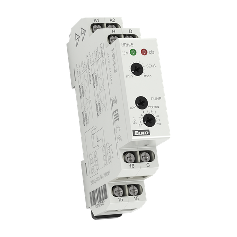 Реле контролю рівня рідини HRH-5/UNI AC/DC 24-240V ELKOep, фото 1