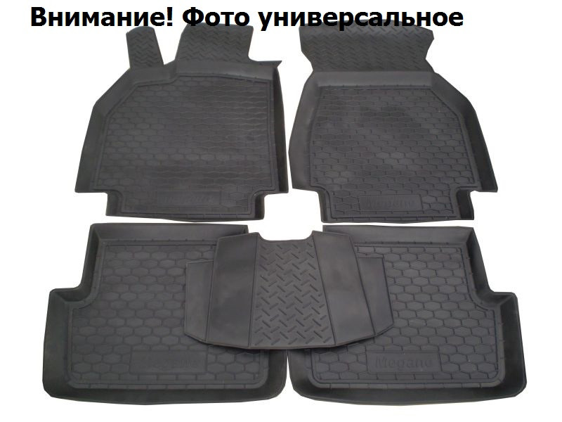 Килимки в салон Aud iA3 2013- (5 шт) каучук ТЕП, фото 1