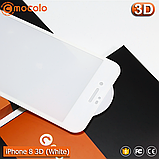 Захисне скло Mocolo iPhone 8 (White) 3D, фото 4