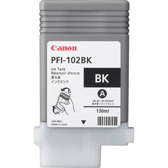 Картридж Canon PFI-102BK для iPF600/700, Black, 130 мл