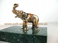Статуэтка бронзовый Слон, сувенир на счастье