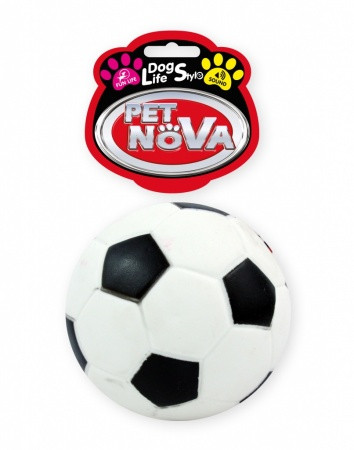 Іграшка для собак Футбольний м'ячик Pet Nova 10.5 см